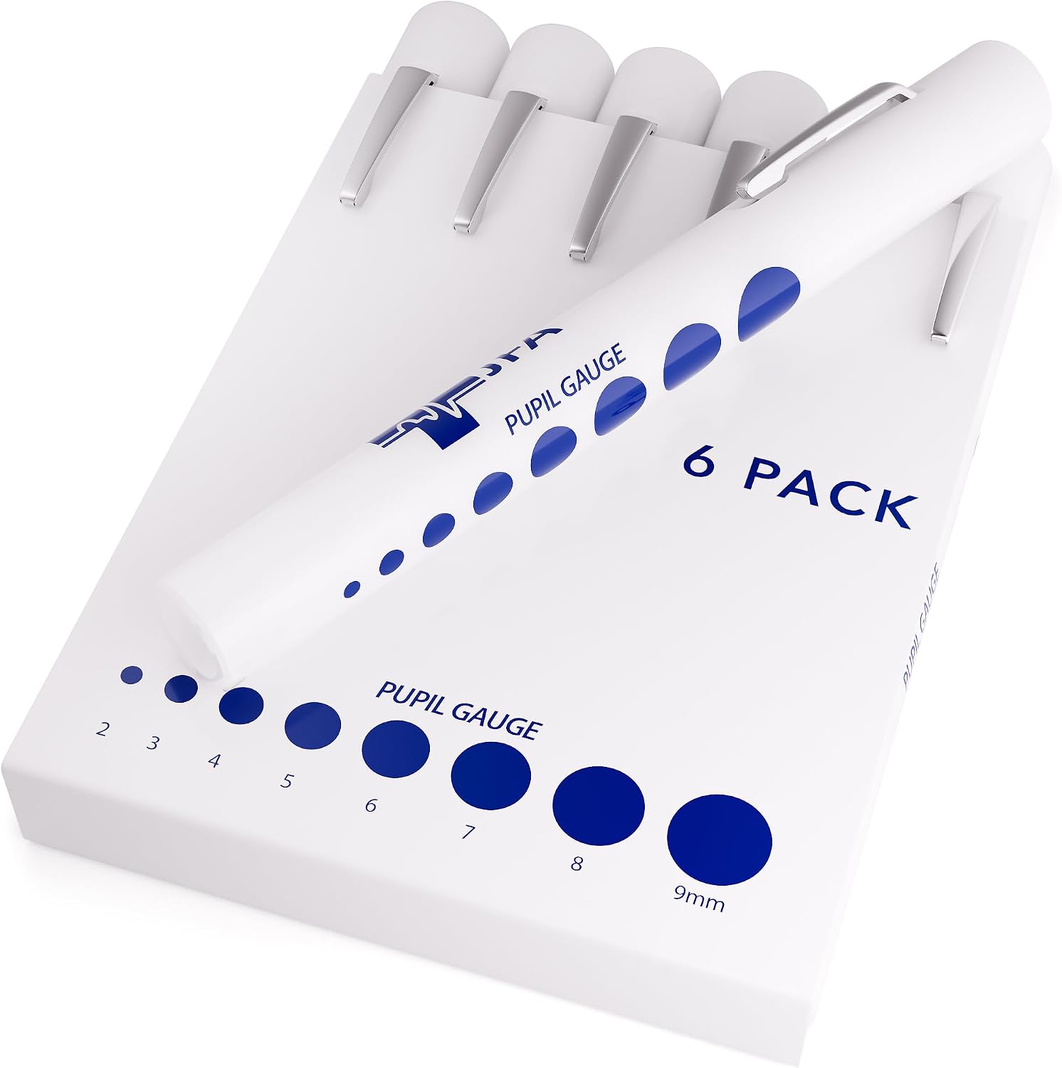 JFA Medical Pen Torch with Pupil Gauge (6 pack)